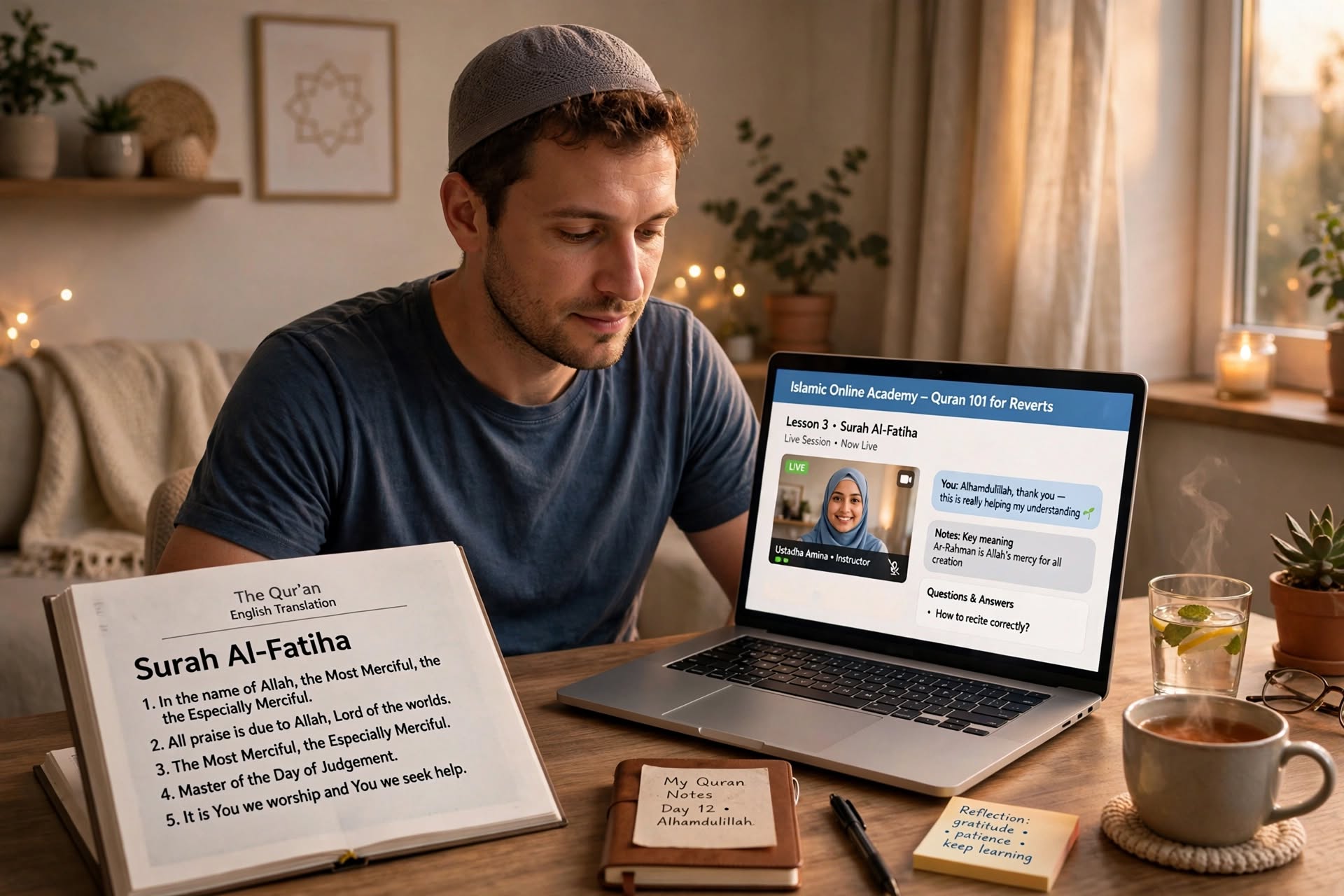 Online Quran Classes for Reverts and New Muslims in USA and UK